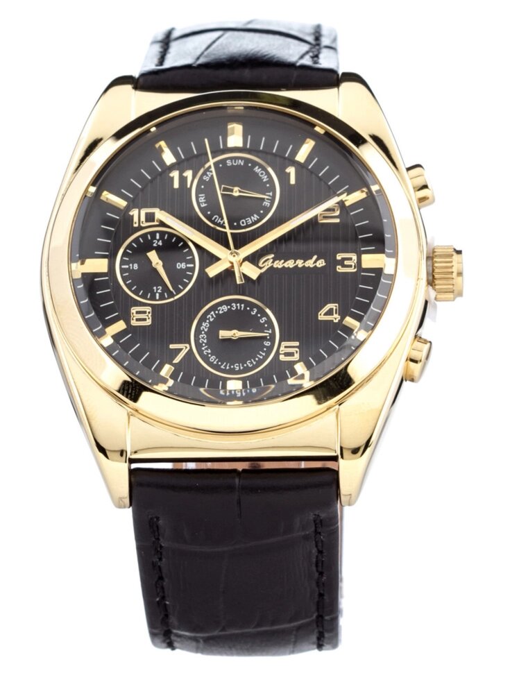 Чоловічі наручні годинники Guardo S00749 GBB від компанії "Cronos" поза часом - фото 1
