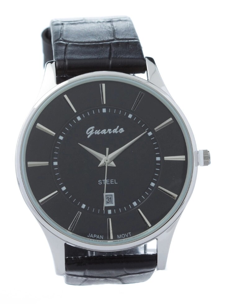 Чоловічі наручні годинники Guardo S00986 SBB від компанії "Cronos" поза часом - фото 1