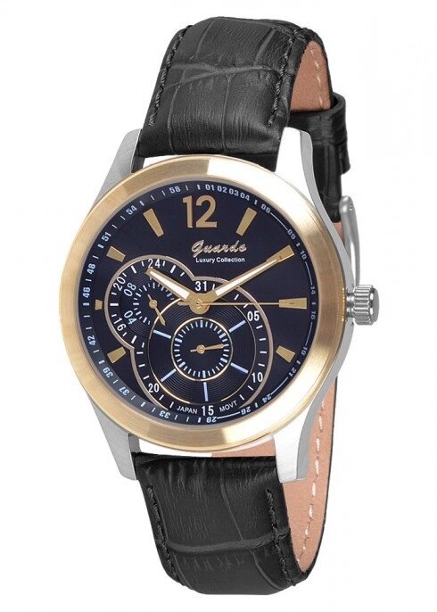 Чоловічі наручні годинники Guardo S01076(1) GsBB від компанії "Cronos" поза часом - фото 1