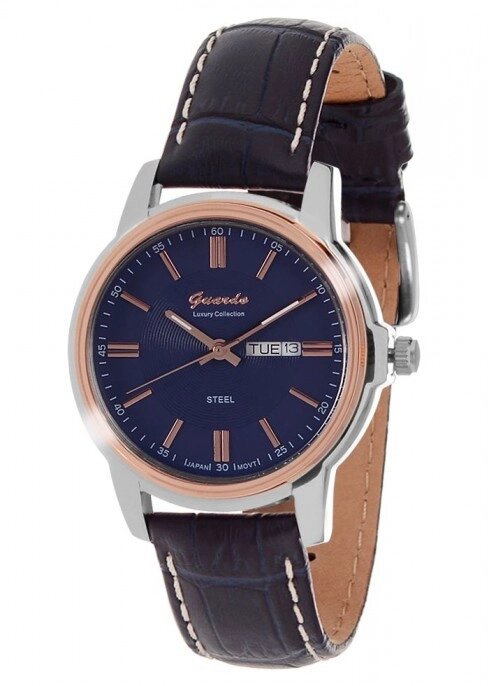 Чоловічі наручні годинники Guardo S01100 RgsBlBl від компанії "Cronos" поза часом - фото 1