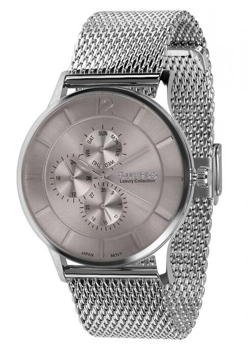 Чоловічі наручні годинники Guardo S01253 (m) SGr від компанії "Cronos" поза часом - фото 1