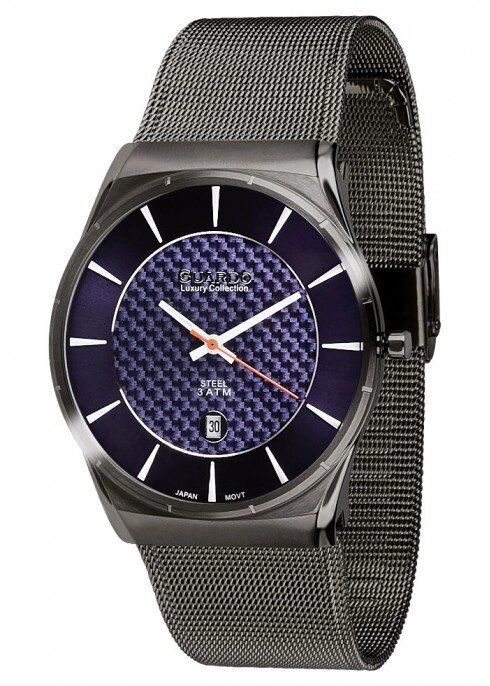 Чоловічі наручні годинники Guardo S01547(m) TiBl від компанії "Cronos" поза часом - фото 1