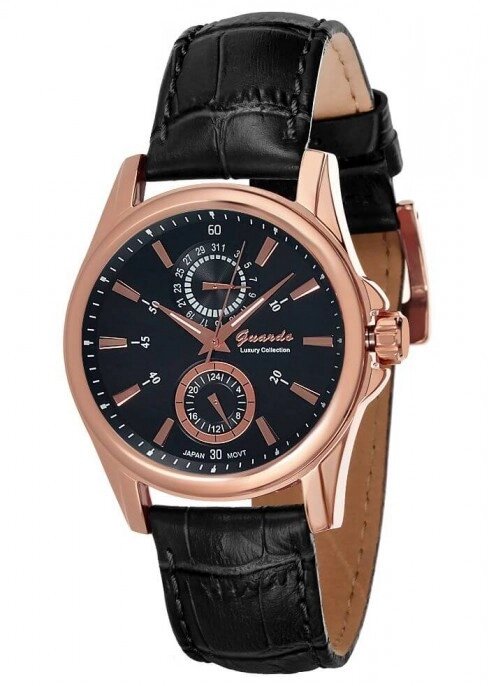 Чоловічі наручні годинники Guardo S01746 RgBB від компанії "Cronos" поза часом - фото 1