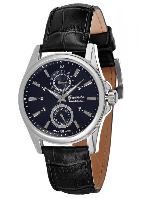 Чоловічі наручні годинники Guardo S01746 SBB від компанії "Cronos" поза часом - фото 1