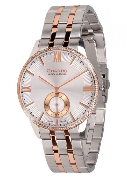 Чоловічі наручні годинники Guardo S01863(m) RgsW від компанії "Cronos" поза часом - фото 1