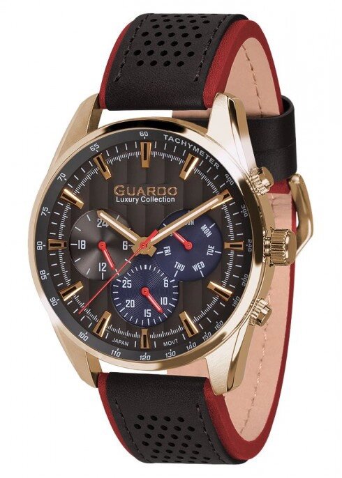 Чоловічі наручні годинники Guardo S01895 GBB від компанії "Cronos" поза часом - фото 1