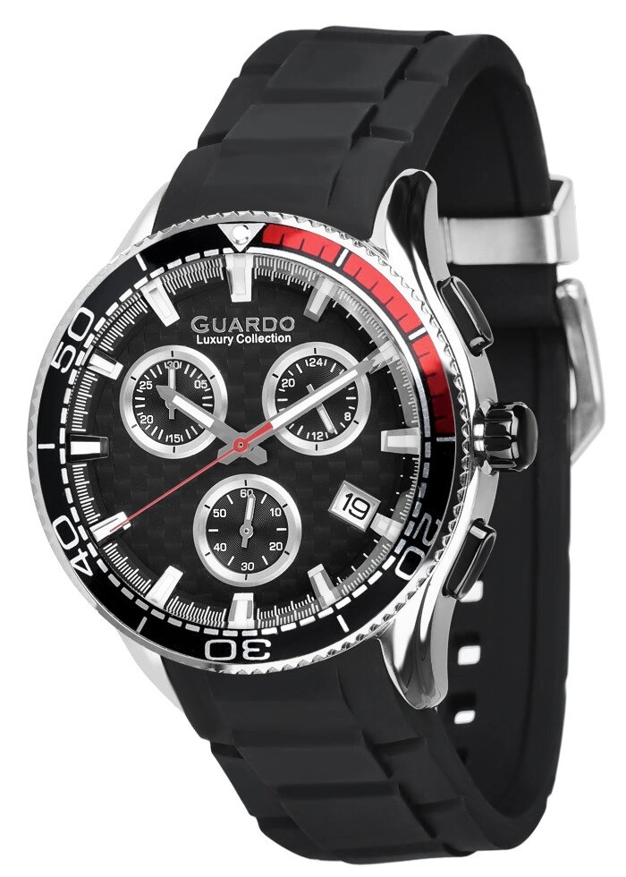 Чоловічі наручні годинники Guardo S02388 SBB від компанії "Cronos" поза часом - фото 1