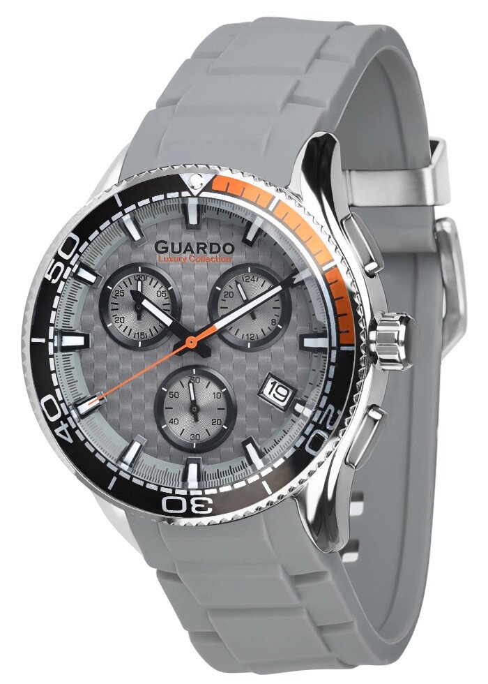 Чоловічі наручні годинники Guardo S02388 SGrGr від компанії "Cronos" поза часом - фото 1