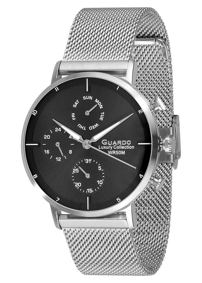 Чоловічі наручні годинники Guardo S02410-2 (m. SB) від компанії "Cronos" поза часом - фото 1