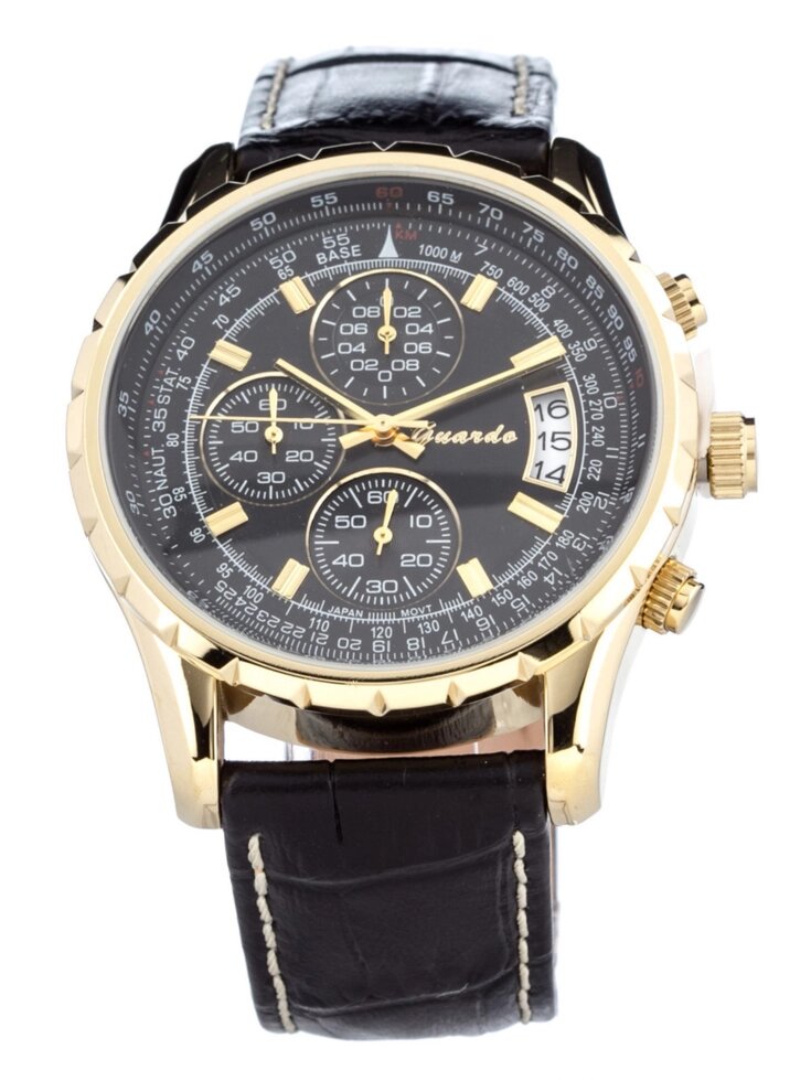 Чоловічі наручні годинники Guardo S02557 GBB від компанії "Cronos" поза часом - фото 1