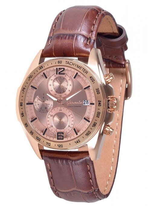 Чоловічі наручні годинники Guardo S06526 RgRgBr від компанії "Cronos" поза часом - фото 1