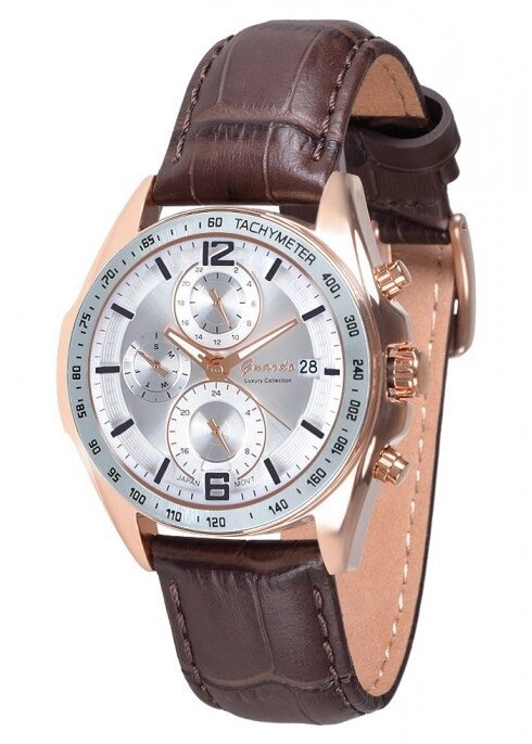 Чоловічі наручні годинники Guardo S06526 RgWB від компанії "Cronos" поза часом - фото 1