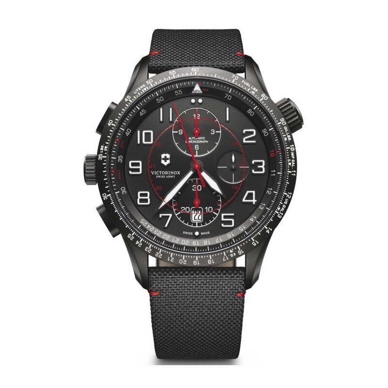 Чоловічий годинник Victorinox Swiss Army AIRBOSS Mechanical Chrono MACH 9 V241716 від компанії "Cronos" поза часом - фото 1