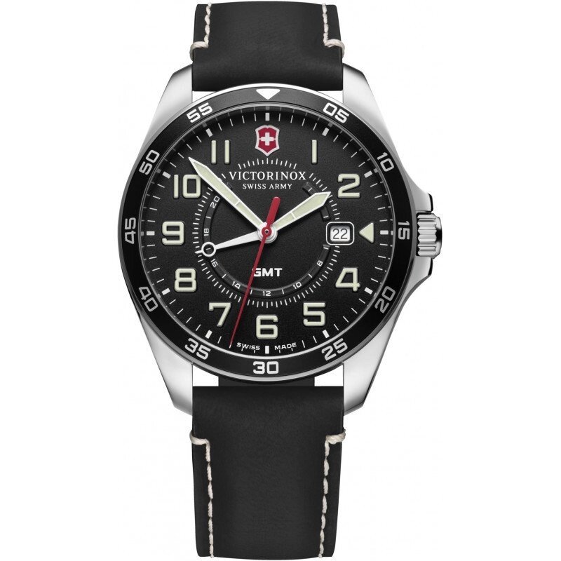 Чоловічий годинник Victorinox Swiss Army FIELDFORCE GMT V241895 від компанії "Cronos" поза часом - фото 1