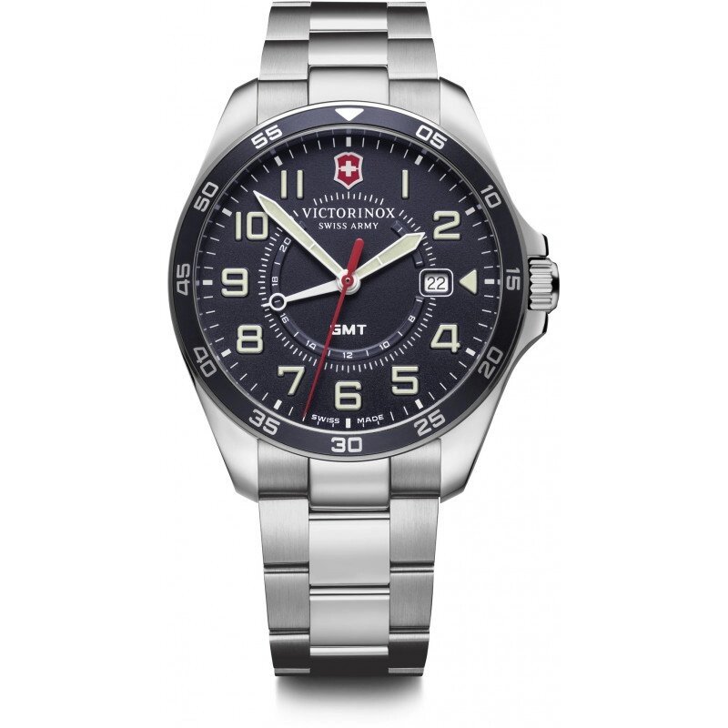 Чоловічий годинник Victorinox Swiss Army FIELDFORCE GMT V241896 від компанії "Cronos" поза часом - фото 1