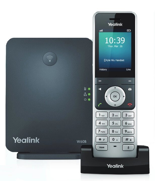 DECT IP-телефон Yealink W60P від компанії "Cronos" поза часом - фото 1
