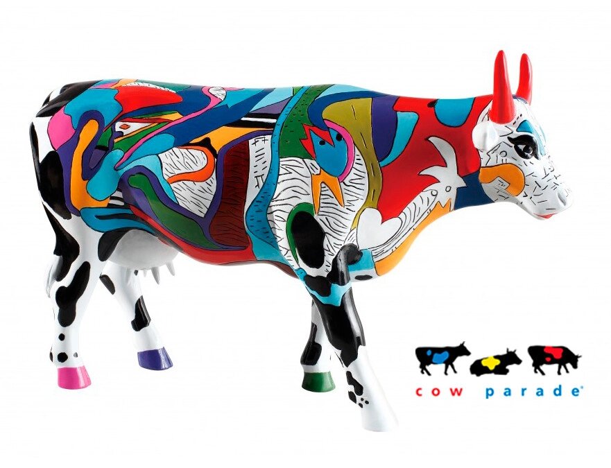 Фігурка/статуетка "Парад корів" Cow Parade 46732 від компанії "Cronos" поза часом - фото 1