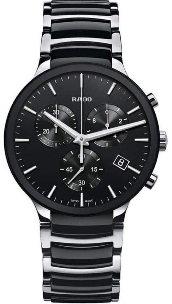 Годинник-хронографія наручні чоловічі RADO CENTRIX CHRONOGRAPH 01.312.0130.3.015/R30130152 кварцові, від компанії "Cronos" поза часом - фото 1