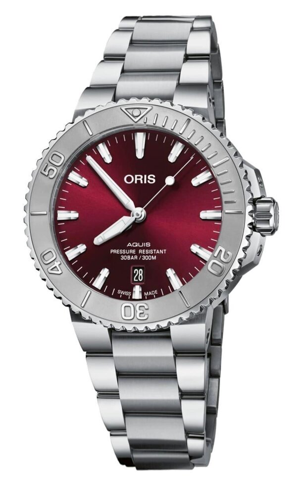 Годинник наручний чоловічий Oris Aquis Date 733.7766.4158 MB 8.22.05 від компанії "Cronos" поза часом - фото 1