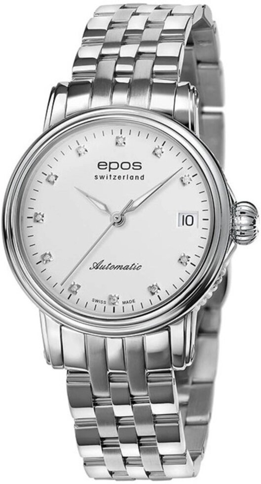 Годинник наручний жіночий EPOS 4390.152.20.88.30 з діамантами від компанії "Cronos" поза часом - фото 1