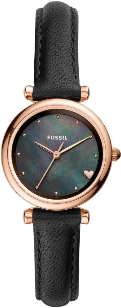 Годинник наручний жіночий FOSSIL ES4504 кварцовий, ремінець зі шкіри, США від компанії "Cronos" поза часом - фото 1