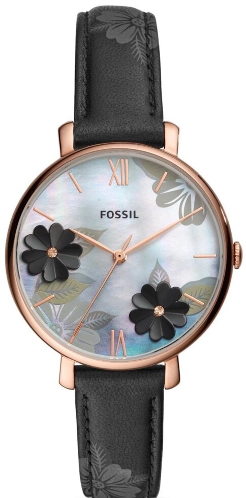 Годинник наручний жіночий FOSSIL ES4535 кварцовий, ремінець зі шкіри, США від компанії "Cronos" поза часом - фото 1