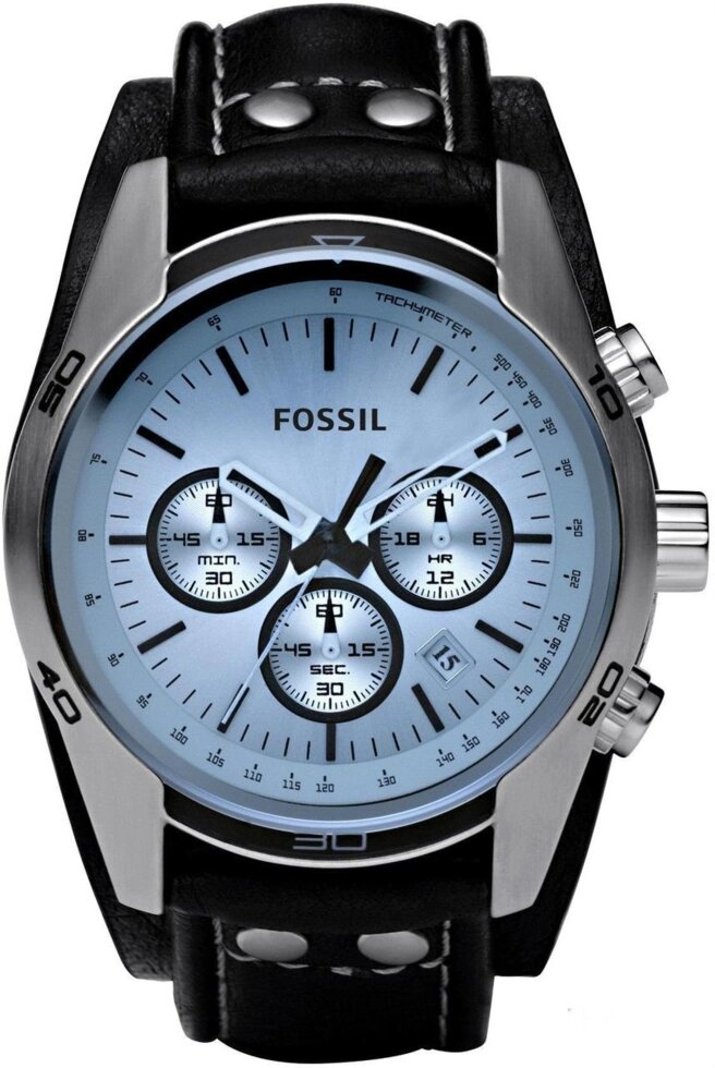 Годинники наручні чоловічі FOSSIL CH2564 кварцові, ремінець з шкіри, США від компанії "Cronos" поза часом - фото 1