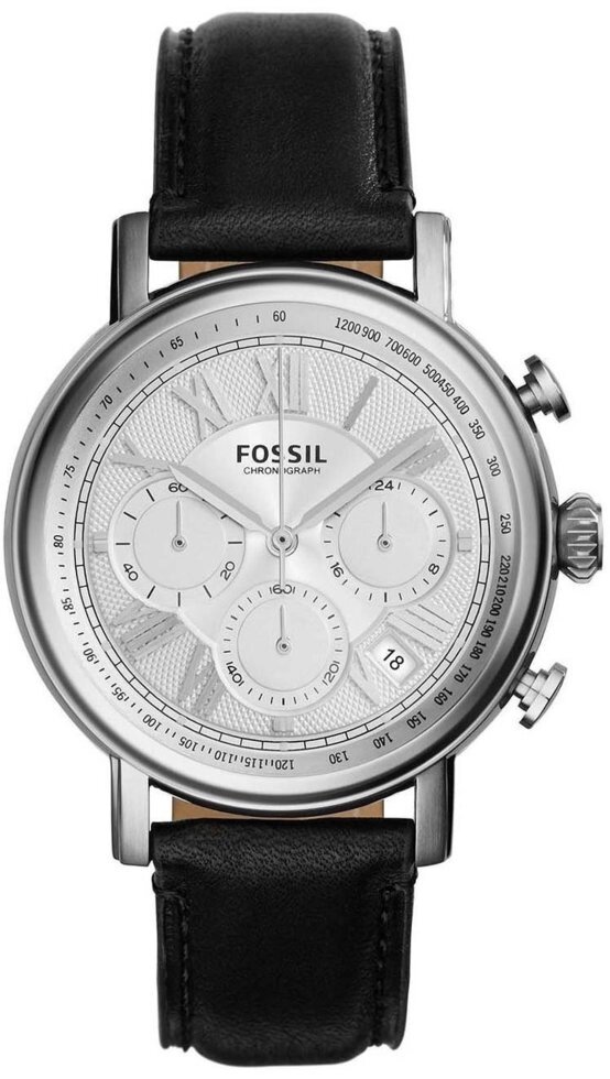 Годинники наручні чоловічі FOSSIL FS5102 кварцові, ремінець з шкіри, США від компанії "Cronos" поза часом - фото 1