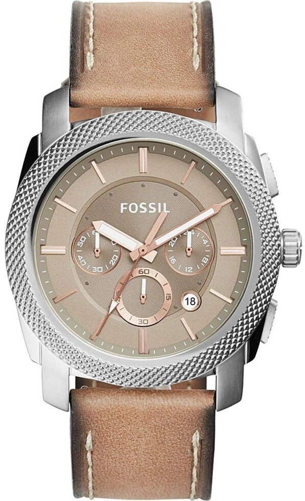 Годинники наручні чоловічі FOSSIL FS5192 кварцові, ремінець з шкіри, США від компанії "Cronos" поза часом - фото 1