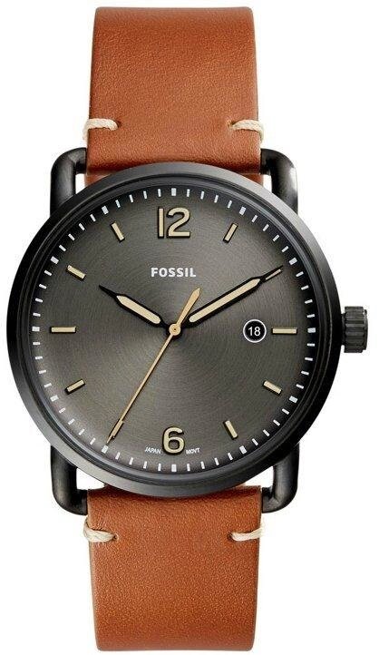 Годинники наручні чоловічі FOSSIL FS5276 кварцові, ремінець з шкіри, США від компанії "Cronos" поза часом - фото 1
