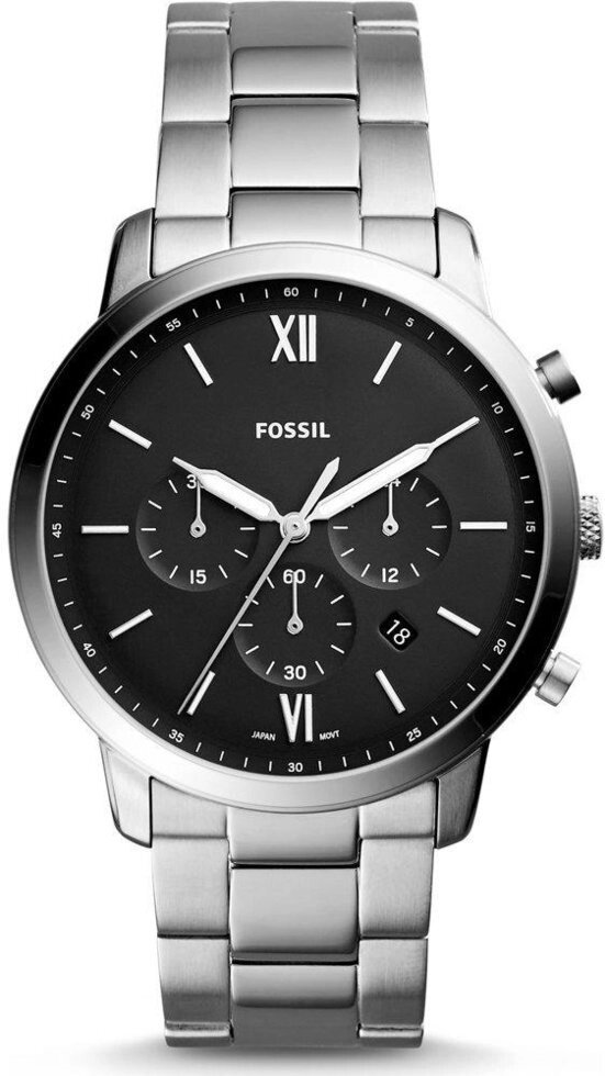 Годинники наручні чоловічі FOSSIL FS5384 кварцові, на браслеті, США від компанії "Cronos" поза часом - фото 1
