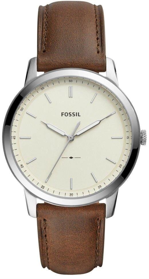 Годинники наручні чоловічі FOSSIL FS5439 кварцові, ремінець з шкіри, США від компанії "Cronos" поза часом - фото 1