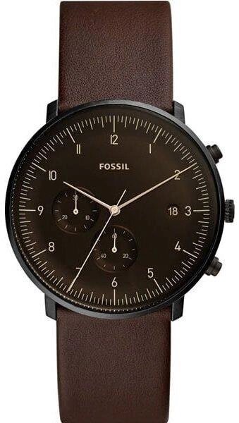 Годинники наручні чоловічі FOSSIL FS5485 кварцові, ремінець з шкіри, США від компанії "Cronos" поза часом - фото 1