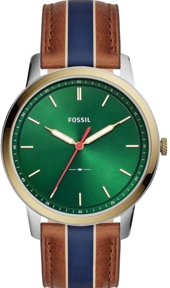 Годинники наручні чоловічі FOSSIL FS5550 кварцові, ремінець з шкіри, США від компанії "Cronos" поза часом - фото 1