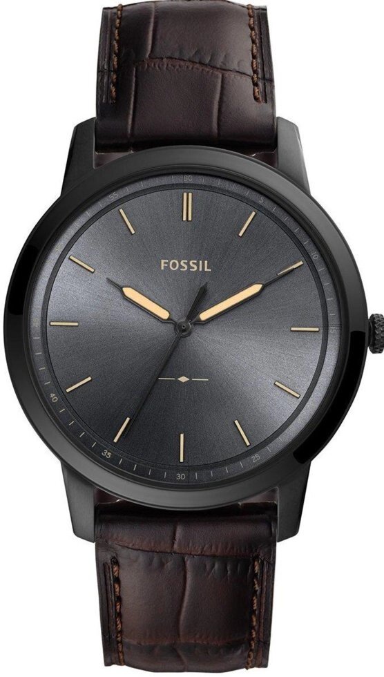 Годинники наручні чоловічі FOSSIL FS5573 кварцові, ремінець з шкіри, США від компанії "Cronos" поза часом - фото 1