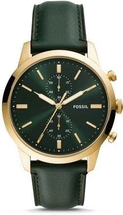 Годинники наручні чоловічі FOSSIL FS5599 кварцові, ремінець з шкіри, США від компанії "Cronos" поза часом - фото 1