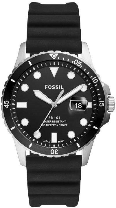 Годинники наручні чоловічі FOSSIL FS5660 кварцові, каучуковий ремінець, США від компанії "Cronos" поза часом - фото 1