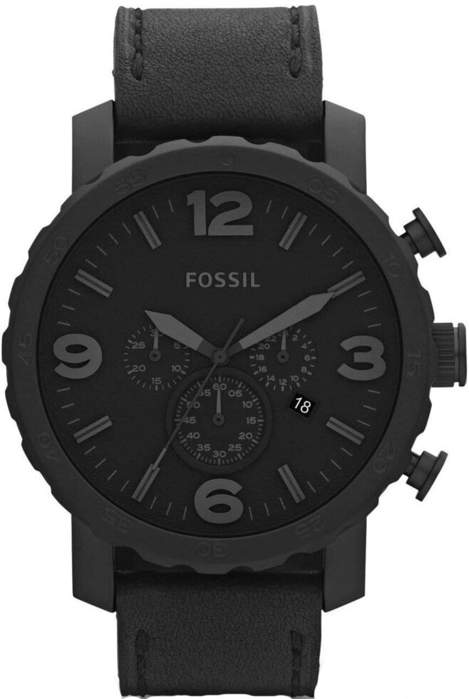 Годинники наручні чоловічі FOSSIL JR1354 кварцові, ремінець з шкіри, США від компанії "Cronos" поза часом - фото 1