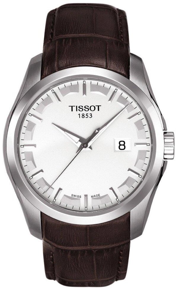 Годинники наручні чоловічі Tissot COUTURIER T035.410.16.031.00 від компанії "Cronos" поза часом - фото 1