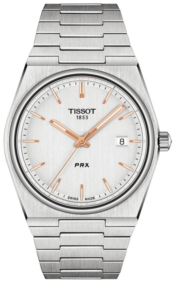 Годинники наручні чоловічі TISSOT PRX T137.410.11.031.00 від компанії "Cronos" поза часом - фото 1