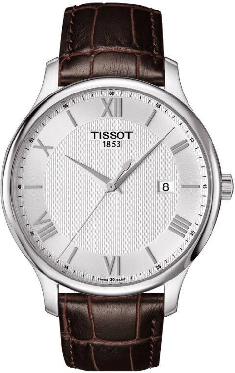 Годинники наручні чоловічі Tissot TRADITION T063.610.16.038.00 від компанії "Cronos" поза часом - фото 1