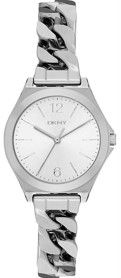 Годинники наручні жіночі DKNY NY2424 кварцові, браслет-ланцюжок, сріблясті, США від компанії "Cronos" поза часом - фото 1