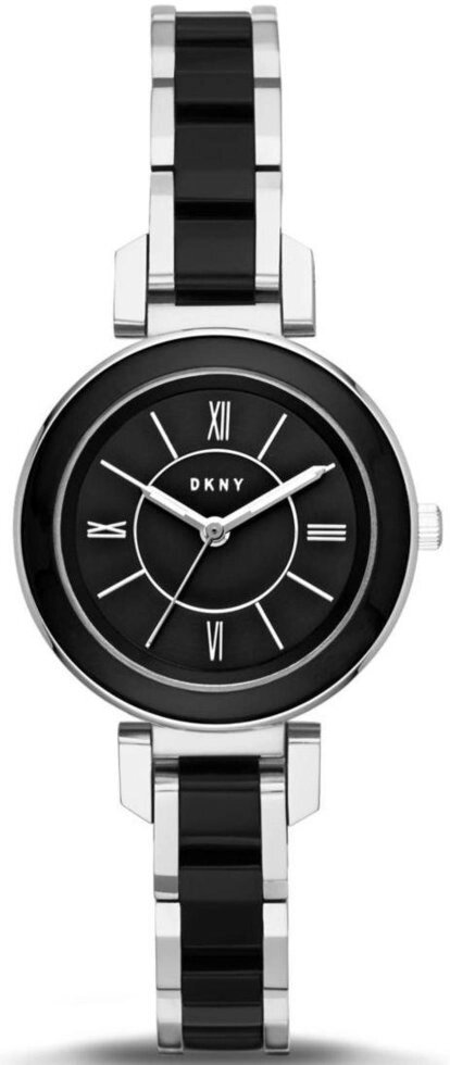 Годинники наручні жіночі DKNY NY2590 кварцові на браслеті, сталь/кераміка, США від компанії "Cronos" поза часом - фото 1