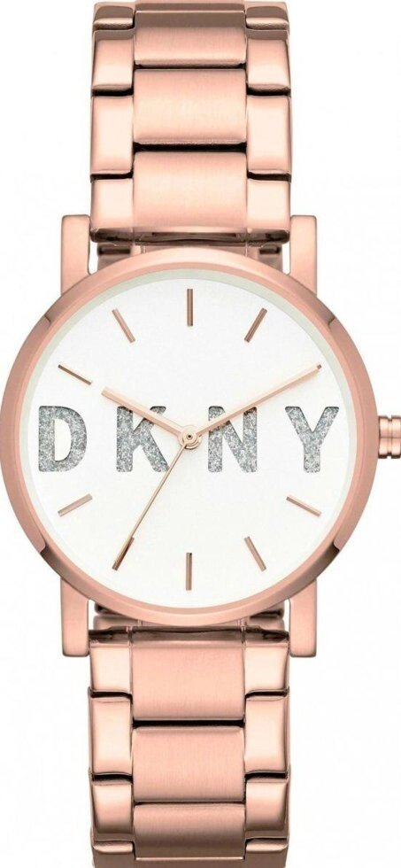 Годинники наручні жіночі DKNY NY2654 кварцові на браслеті, колір рожевого золота, США від компанії "Cronos" поза часом - фото 1
