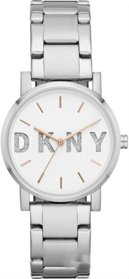 Годинники наручні жіночі DKNY NY2681 кварцові на сріблястому браслеті, США від компанії "Cronos" поза часом - фото 1