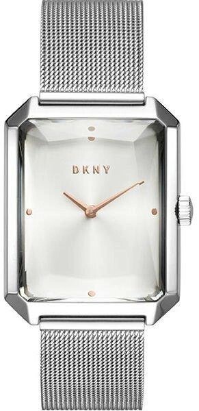 Годинники наручні жіночі DKNY NY2708 кварцові, прямокутні, з гранчастим склом, США від компанії "Cronos" поза часом - фото 1