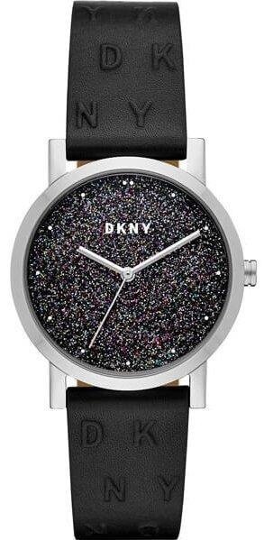 Годинники наручні жіночі DKNY NY2775 кварцові, з фіанітами, шкіряний ремінець, США від компанії "Cronos" поза часом - фото 1