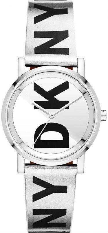 Годинники наручні жіночі DKNY NY2786 кварцові, білі з великим логотипом, США від компанії "Cronos" поза часом - фото 1