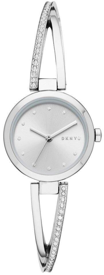 Годинники наручні жіночі DKNY NY2792 кварцові, з фіанітами, сріблясті, США від компанії "Cronos" поза часом - фото 1