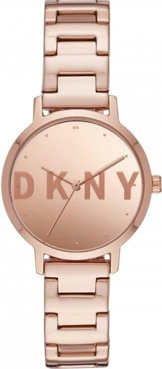 Годинники наручні жіночі DKNY NY2839 кварцові, на браслеті, колір рожевого золота, США від компанії "Cronos" поза часом - фото 1